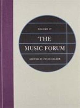 Hardcover The Music Forum Book
