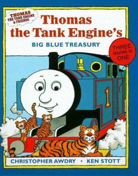 Hardcover Thomas the Tank Engine's Big Blue Treasury Book