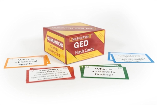 Misc. GED Study Cards 2026-2027: GED Test Prep and Practice Questions for All Subjects [2nd Edition] Book