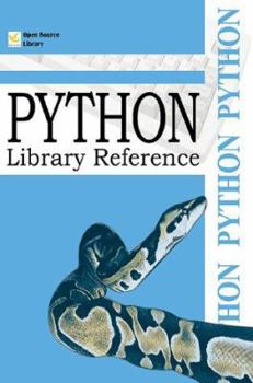 Paperback Python Library Reference: February 19, 1999, Release 1.5.2 Book