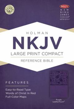 Imitation Leather Large Print Compact Reference Bible-NKJV [Large Print] Book