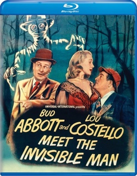 Blu-ray Abbott And Costello Meet The Invisible Man Book