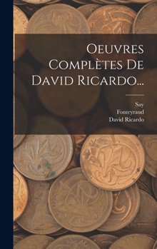 Hardcover Oeuvres Complètes De David Ricardo... [French] Book