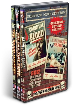 DVD Grindhouse Double Shock Show Collection Book