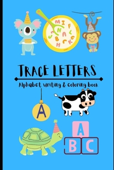 Paperback Trace Letters: Alphabets writing & coloring book