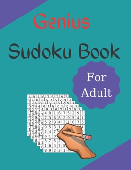 Paperback Genius Sudoku book: 600 Sudoku Books For Adults Book