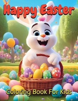 Paperback Happy Easter Coloring Book for Kids Book