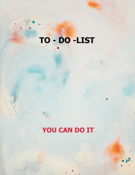 Paperback To do list: time organizer Book