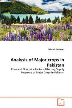 Paperback Analysis of Major crops in Pakistan Book