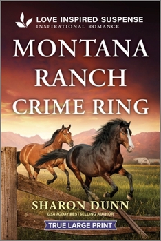Paperback Montana Ranch Crime Ring [Large Print] Book