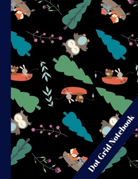 Dot Grid Notebook: Dotted Page Planning Paper | Appointment, Checklists, To-Do Lists, Notes, Events All in One Place | Owls Bears Rabbits Themes