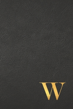 W: Executive Monogram Initial To Do List Notebook | Daily Checklist Planner