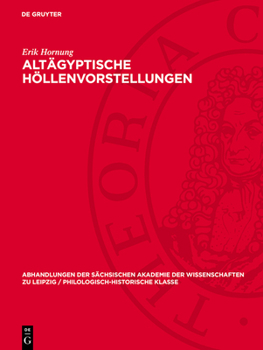 Hardcover Altägyptische Höllenvorstellungen [German] Book