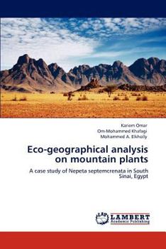 Paperback Eco-Geographical Analysis on Mountain Plants Book