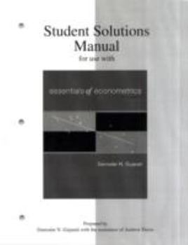 Paperback Student Solutions Manual to Accompany Essentials of Econometrics Book
