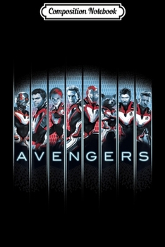 Composition Notebook: Marvel Avengers Endgame Character Panels Graphic  Journal/Notebook Blank Lined Ruled 6x9 100 Pages