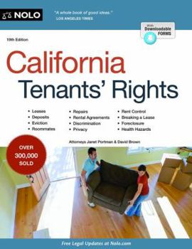 Paperback California Tenants' Rights Book