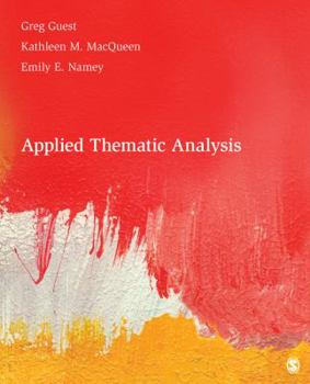 Hardcover Applied Thematic Analysis Book