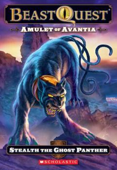 Paperback Beast Quest #24: Amulet of Avantia: Stealth the Ghost Panther Book