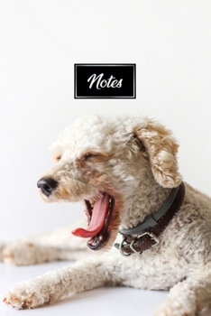 Poodle Dog Pup Puppy Doggie Notebook Bullet Journal Diary Composition Book Notepad - Very Tired: Cute Animal Pet Owner Composition Book with 100 Dotted Dot Grid Paper Pages in 6” x 9” Inch