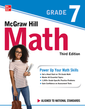 Paperback McGraw Hill Math Grade 7, Third Edition Book