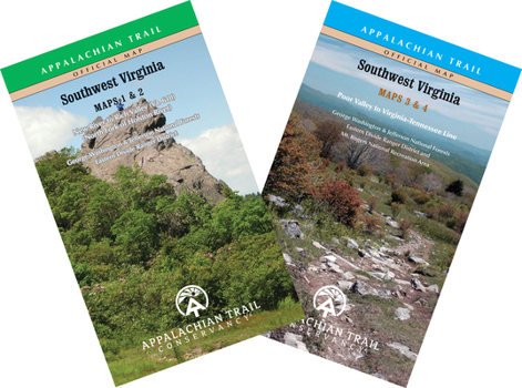 Map Appalachian Trail Southwest Virgina Map Set Book