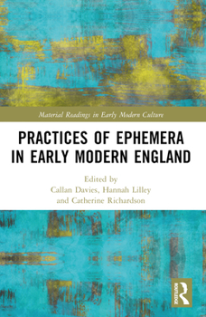 Paperback Practices of Ephemera in Early Modern England Book