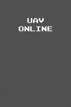 Paperback UAV online: 6x9 Journal Grey with White Text Book