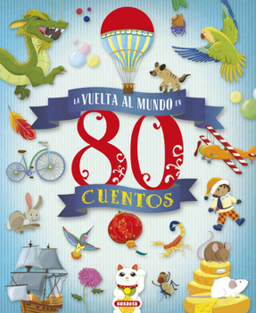 Hardcover La Vuelta Al Mundo En 80 Cuentos [Spanish] Book