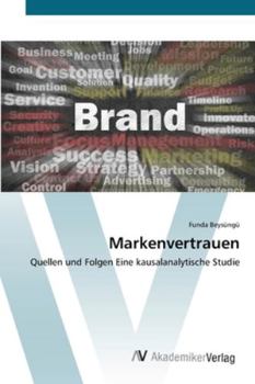 Paperback Markenvertrauen [German] Book