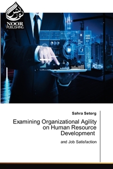 Paperback Examining Organizational Agility on Human Resource Development Book