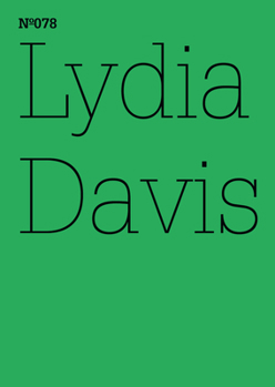 Paperback Lydia Davis: Two Former Students: 100 Notes, 100 Thoughts: Documenta Series 078 Book