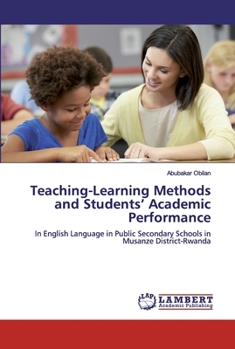 Paperback Teaching-Learning Methods and Students' Academic Performance Book