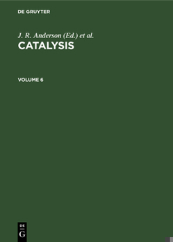 Hardcover Catalysis. Volume 6 Book