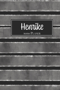 Paperback Henrike 2020 Planer: A5 Minimalistischer Kalender Terminplaner Jahreskalender Terminkalender Taschenkalender mit Wochen?bersicht [German] Book