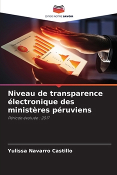 Paperback Niveau de transparence électronique des ministères péruviens [French] Book