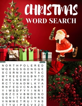 Paperback Christmas Word Search: Jumbo Challenging Brain Exercise Word Search Puzzles for Adults and Kids Book