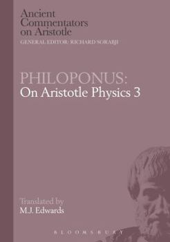 Hardcover Philoponus: On Aristotle Physics 3 Book