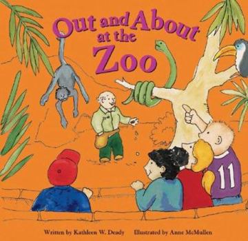 Hardcover Out and about at the Zoo Book