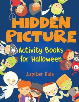 Paperback Hidden Picture Activity Books for Halloween Book