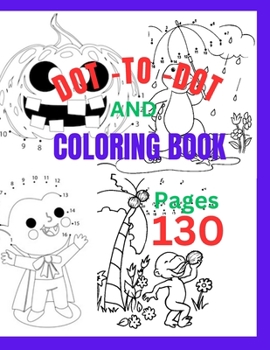 Paperback Dot-To-Dot and Coloring Book