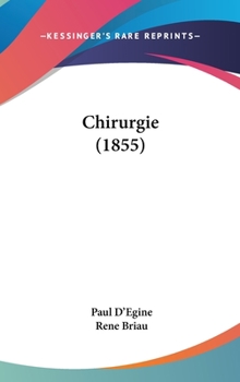 Hardcover Chirurgie (1855) Book