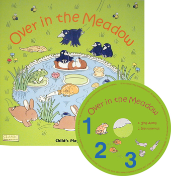 Paperback Over in the Meadow [With CD (Audio)] Book