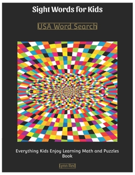 Paperback Sight Words for Kids: USA Word Search [Large Print] Book