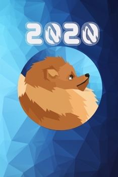 Paperback 2020: Pomeranian Daily Planner Diary Book