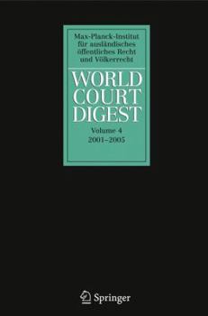 Hardcover World Court Digest 2001 - 2005 Book