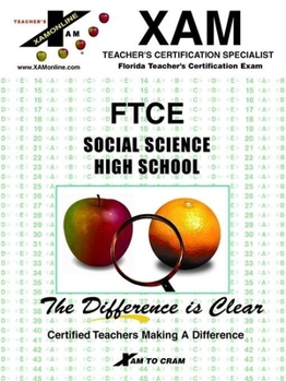 Paperback FTCE Social Science High School Book