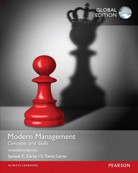 Paperback Modern Management: Concepts and Skills, Global Edition Book