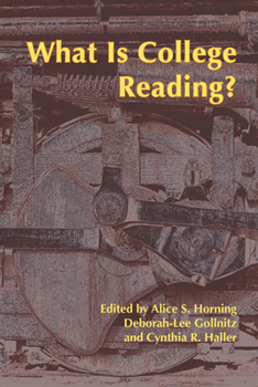 What Is College Reading? - Book  of the WAC Clearinghouse