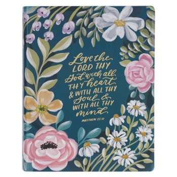 Paperback KJV Note-Taking Bible Large Print (Faux Leather Love the Lord Matt. 22:37) Book
